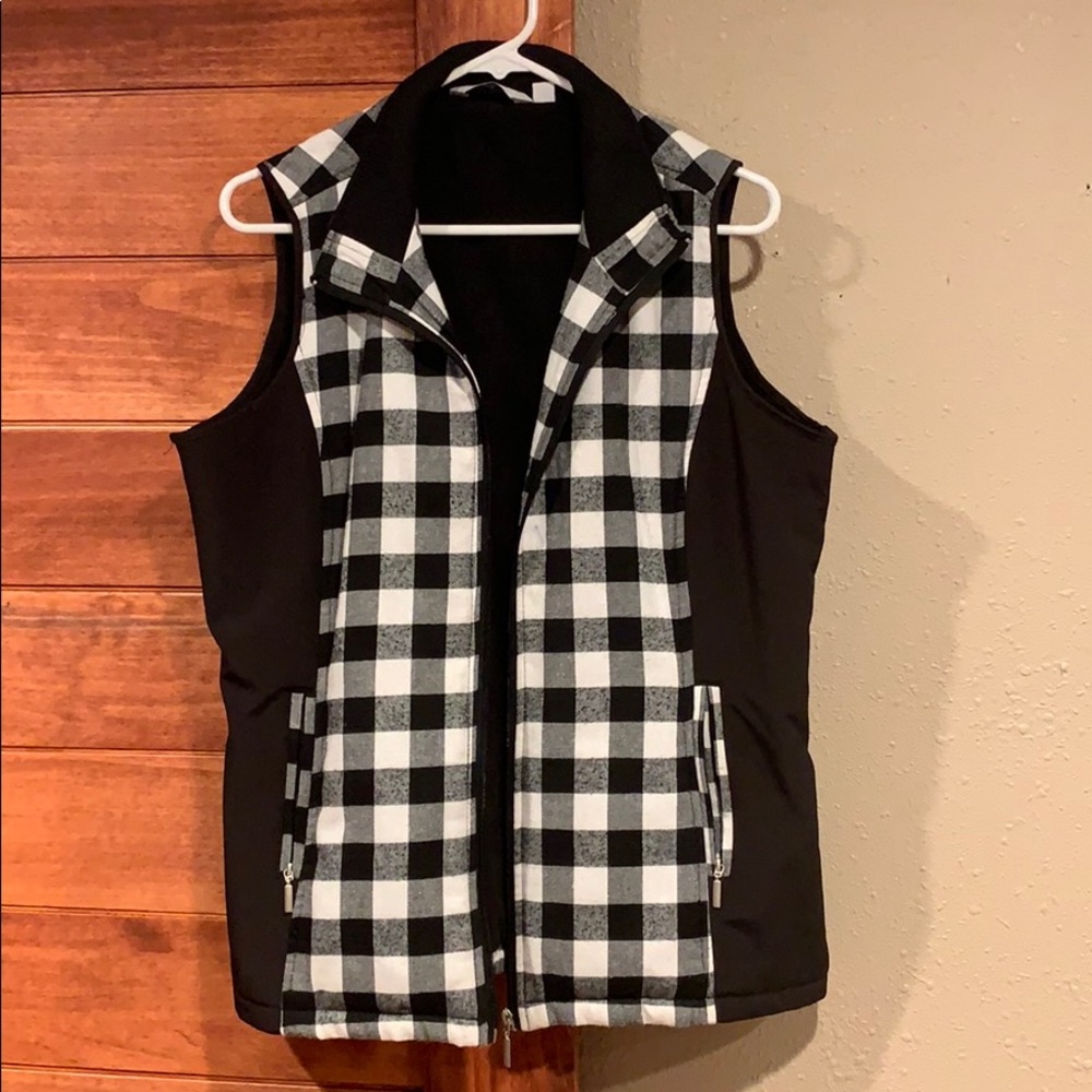 New plaid weekender vest!